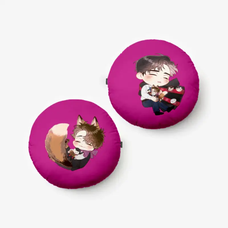 Mad Place - Fox Ideun Round Cushion - Image 8