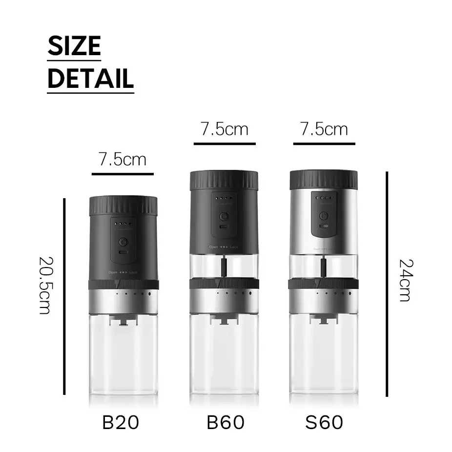 Mari Steiger - LUMI Portable Electric Conical Burr Coffee Grinder - Image 8