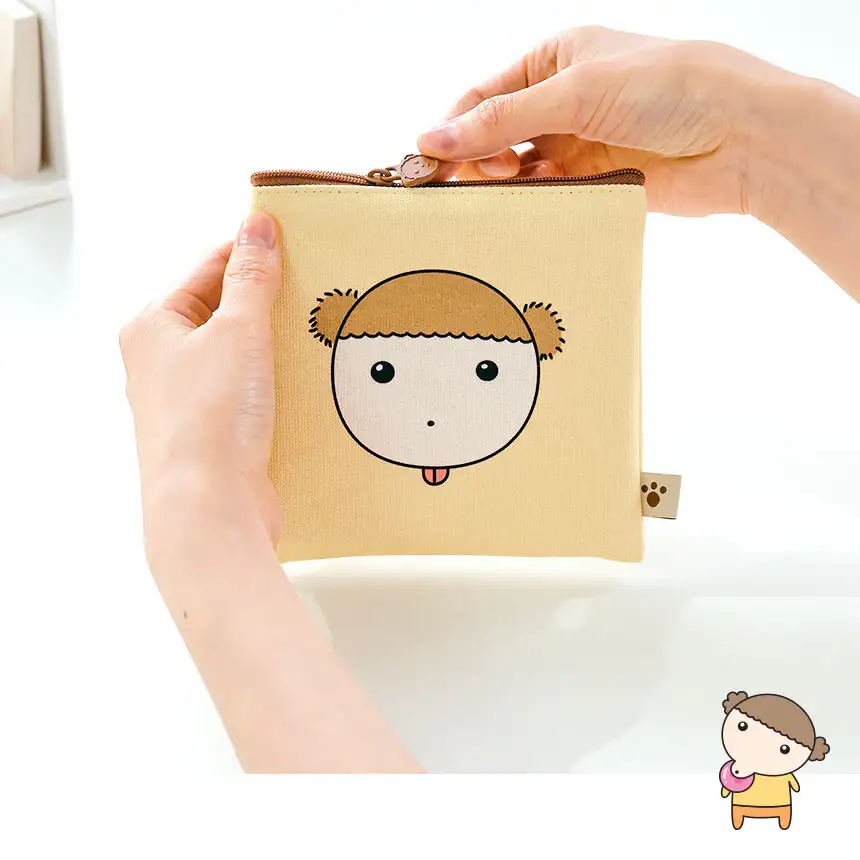 Maru Is a Puppy - Flat Square Pouch - Image 6
