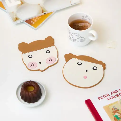 Maru Is a Puppy - Silicon Coaster Set - Image 2