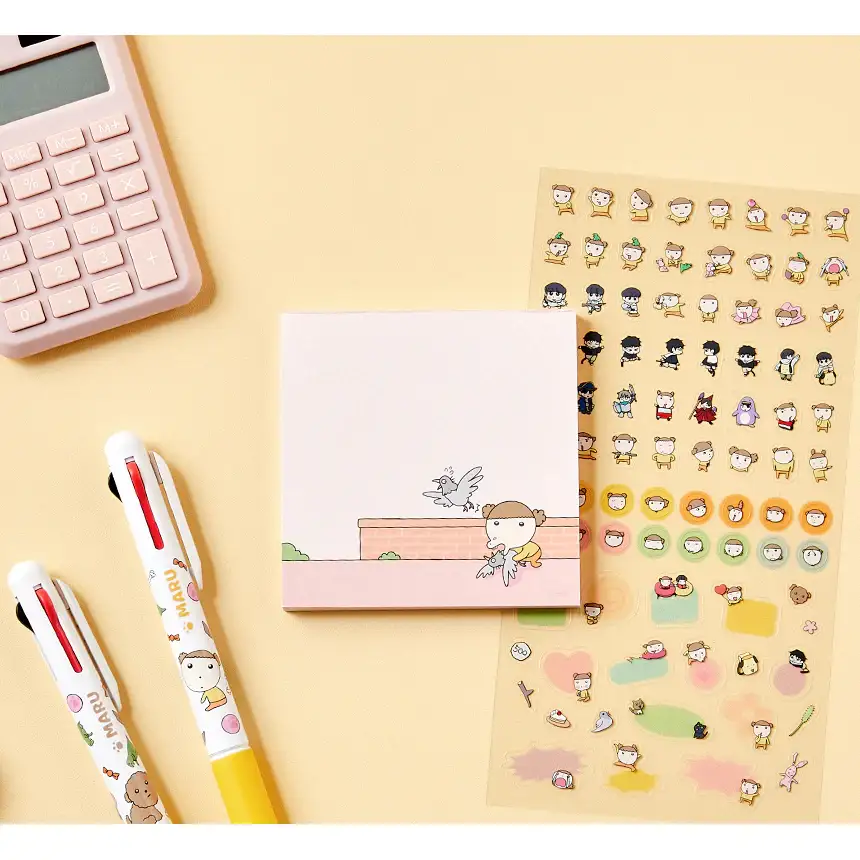 Maru Is a Puppy - Square Notepad - Image 3
