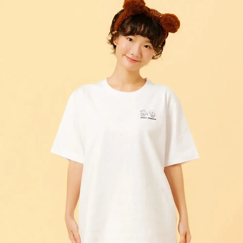 Maru Is a Puppy x Kakao Friends - Choonsik Short Sleeve T-Shirt - Image 2