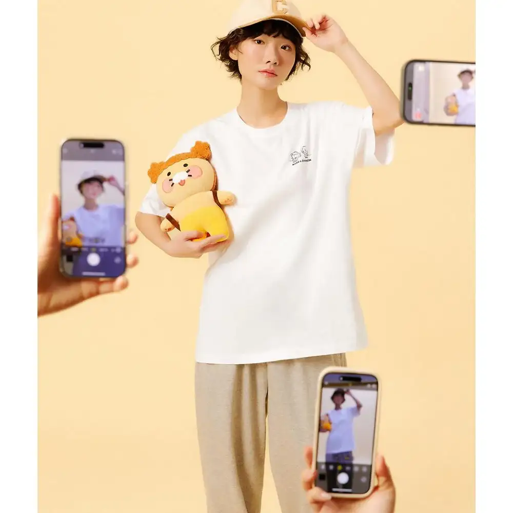 Maru Is a Puppy x Kakao Friends - Choonsik Short Sleeve T-Shirt - Image 4