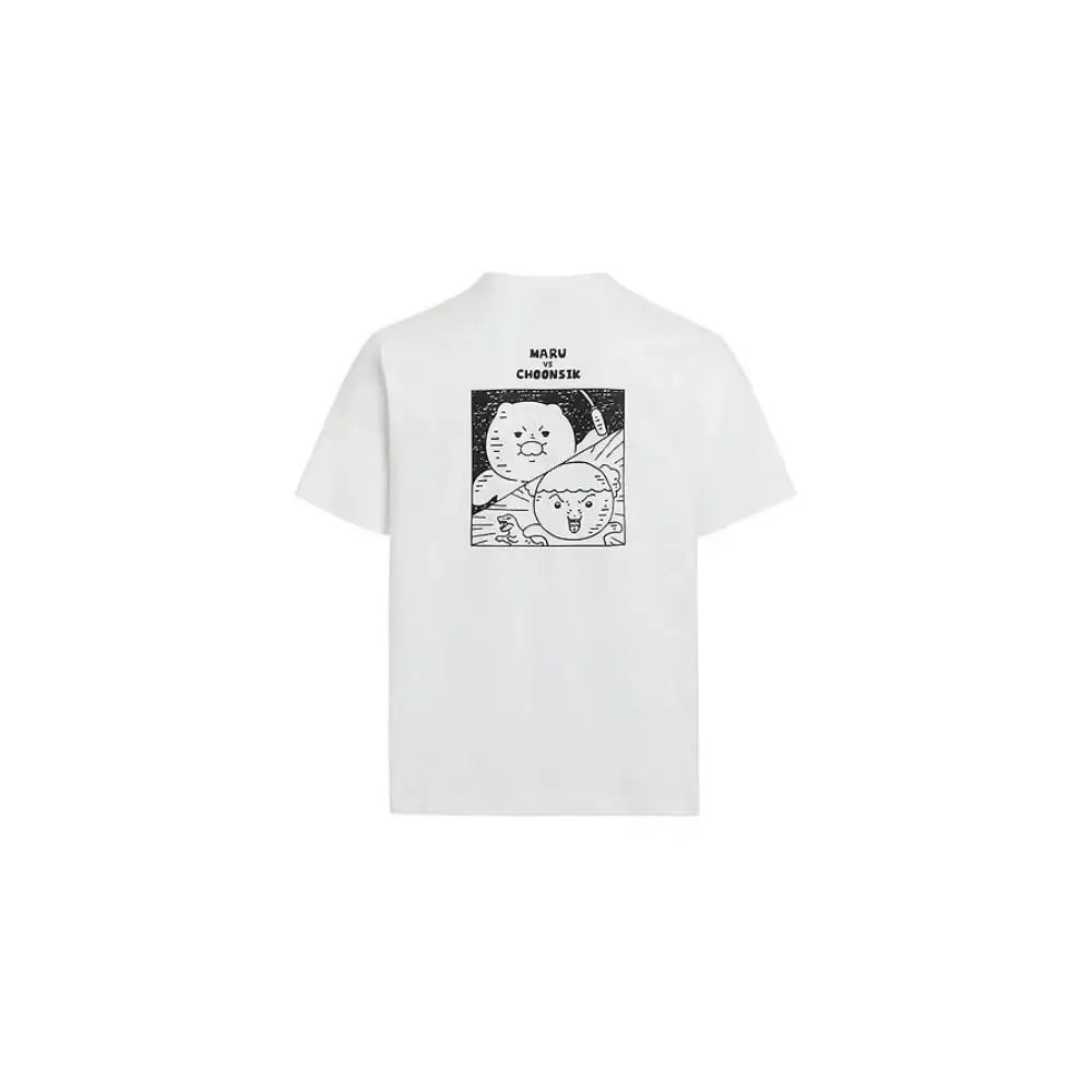 Maru Is a Puppy x Kakao Friends - Choonsik Short Sleeve T-Shirt - Image 8