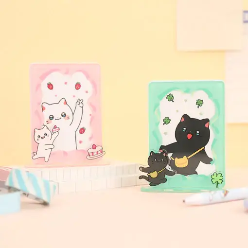Meow Man - Acrylic Photocard Holder - Image 2