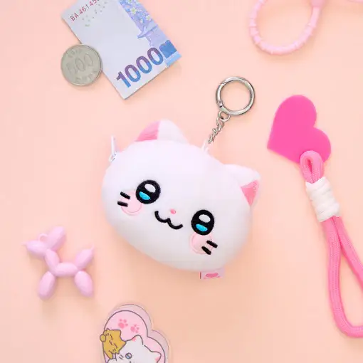Meow Man - Coin Purse Keyring - Image 4