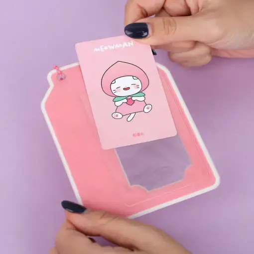 Meow Man - PVC Photo Card Holder - Image 6