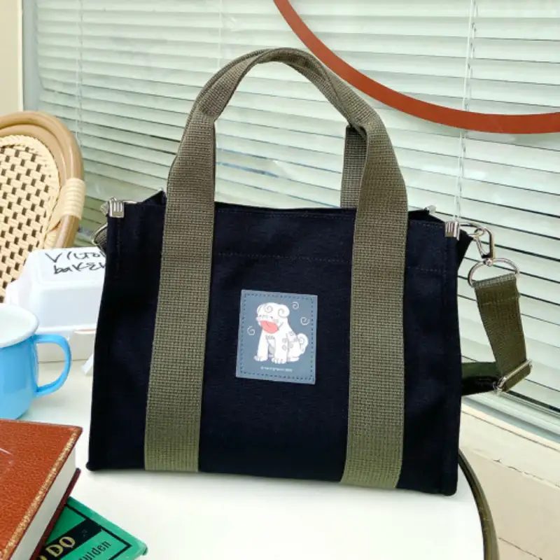 Merong Haechi - Webbing Cross Eco Bag (Black)