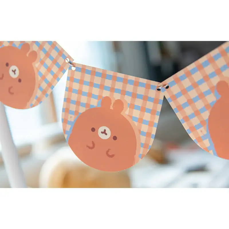 Molang - Brown Checkered Garland - Image 9