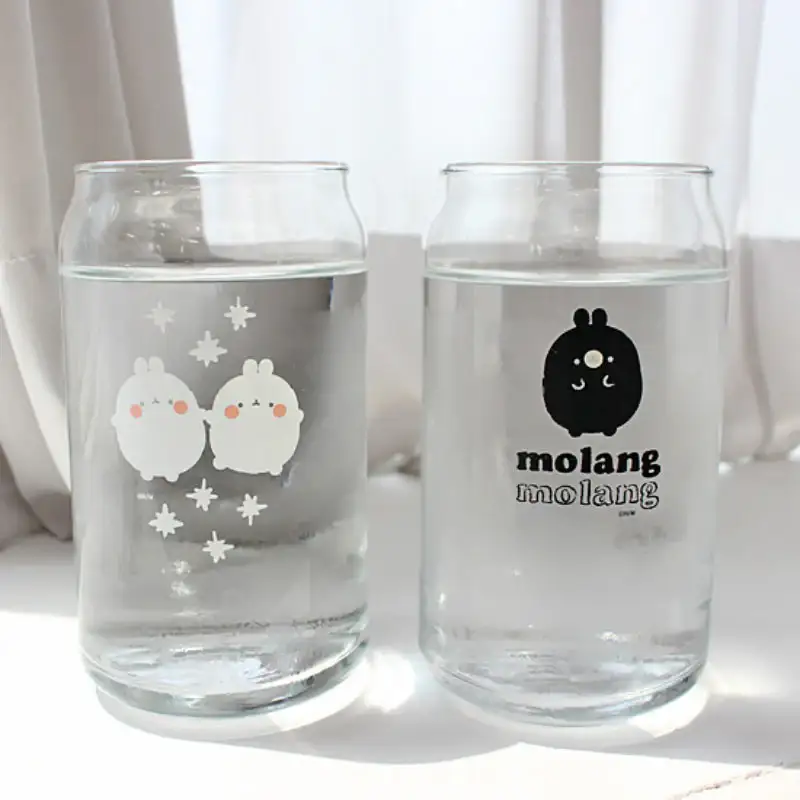Molang - Can-Shaped Glass Cup