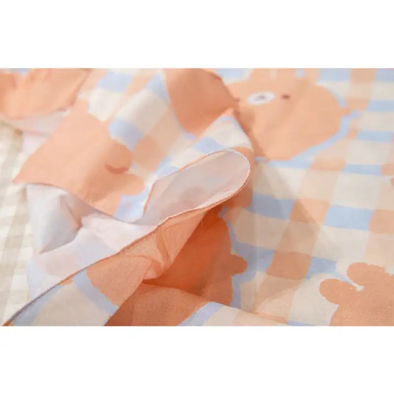 Molang - Caramel Checkered Handkerchief - Image 6