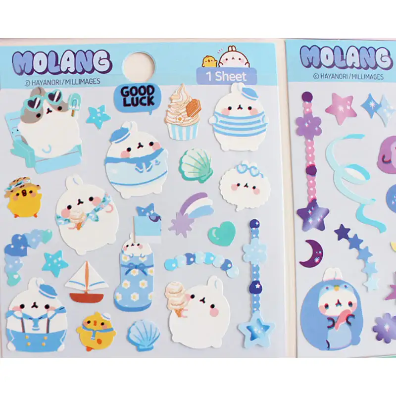 Molang - Diary Deco Stickers - Image 23