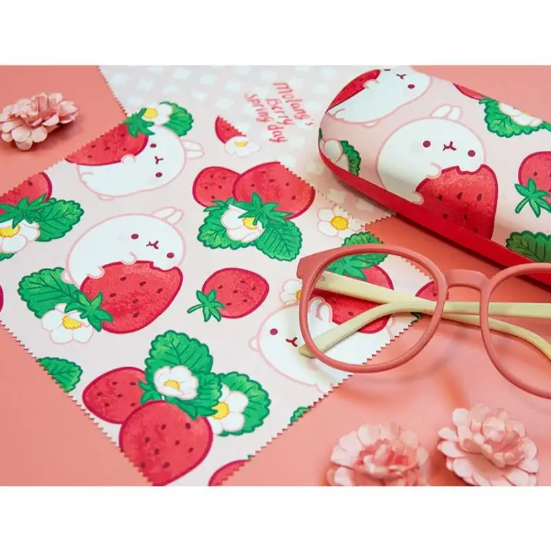 Molang - Glasses Cleaning Case Set - Spring Strawberry - Image 3