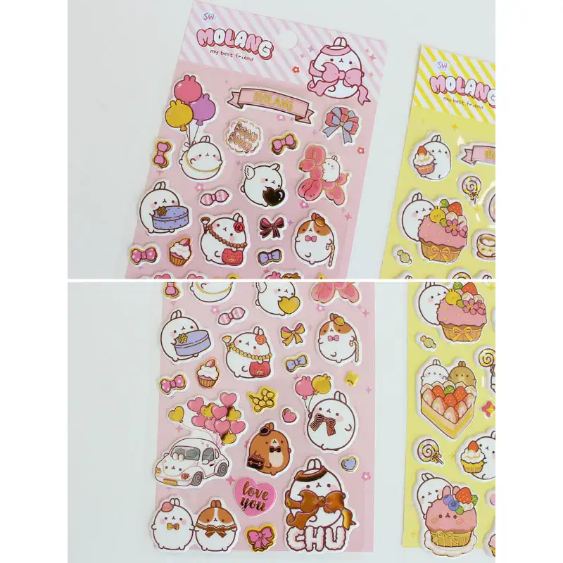 Molang - Gold Box Sticker - Image 10