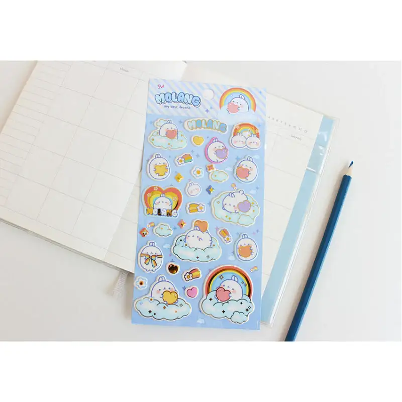 Molang - Gold Box Sticker - Image 16