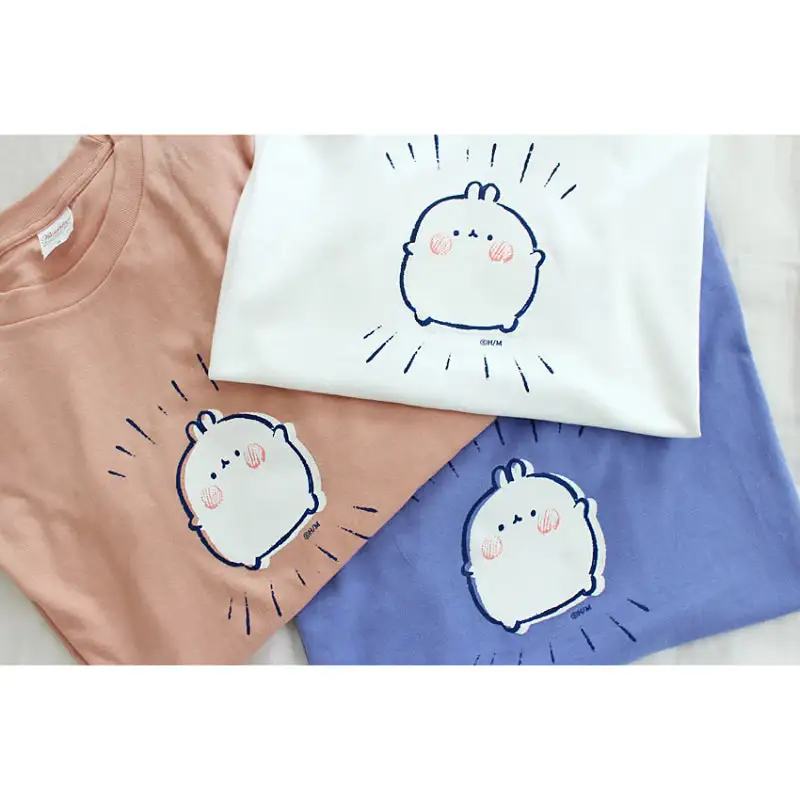 Molang - Simple Oversize Short Sleeve Tee - Image 4