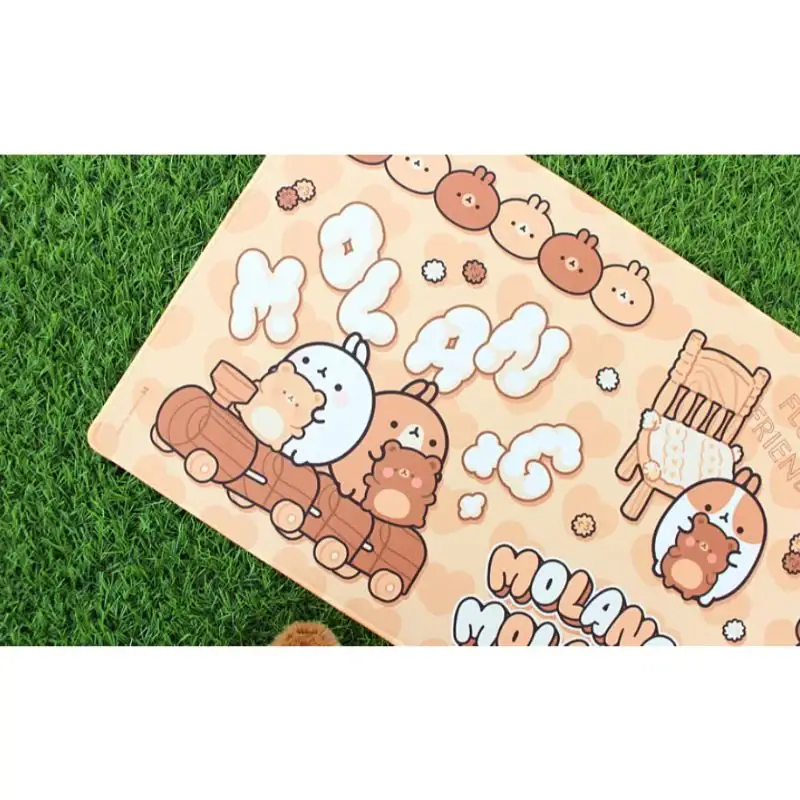 Molang - Teddy Bear Large Mouse Pad - Image 3
