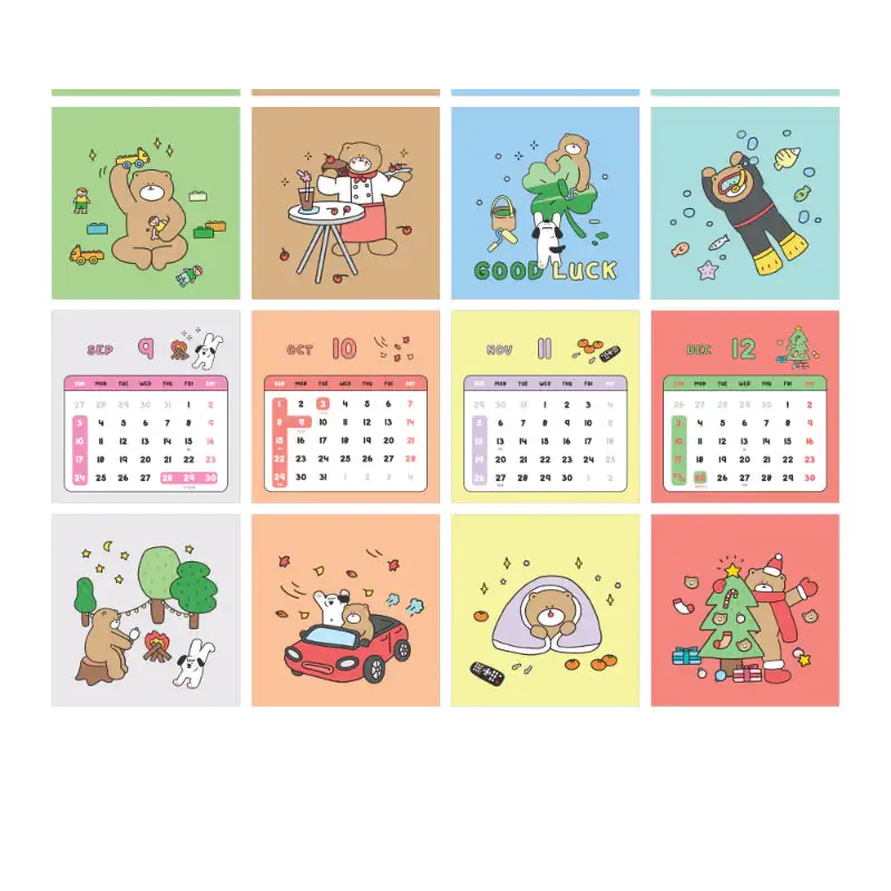 Momopop - 2023 Lovely Bear Desk Calendar - Image 7