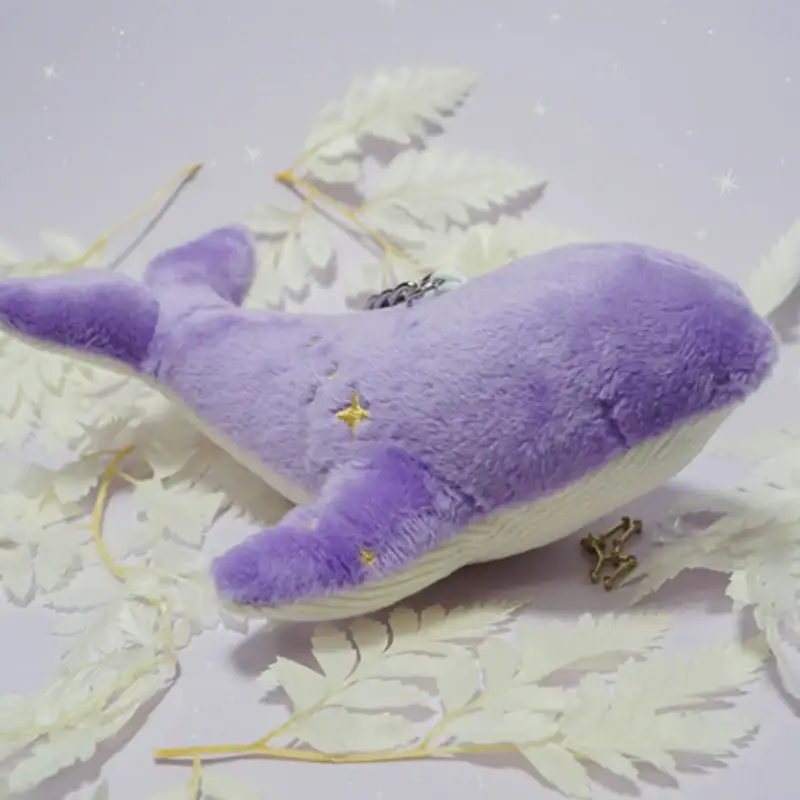 MONGMONG SPACE - Embroidery Whale Doll Keyring - Image 2
