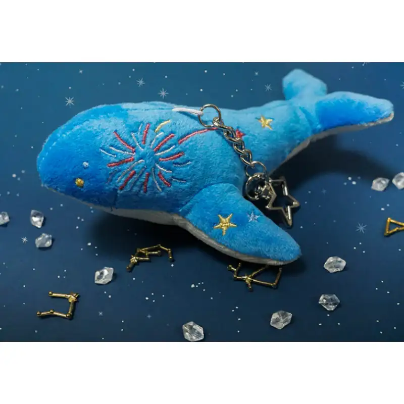 MONGMONG SPACE - Embroidery Whale Doll Keyring - Image 4