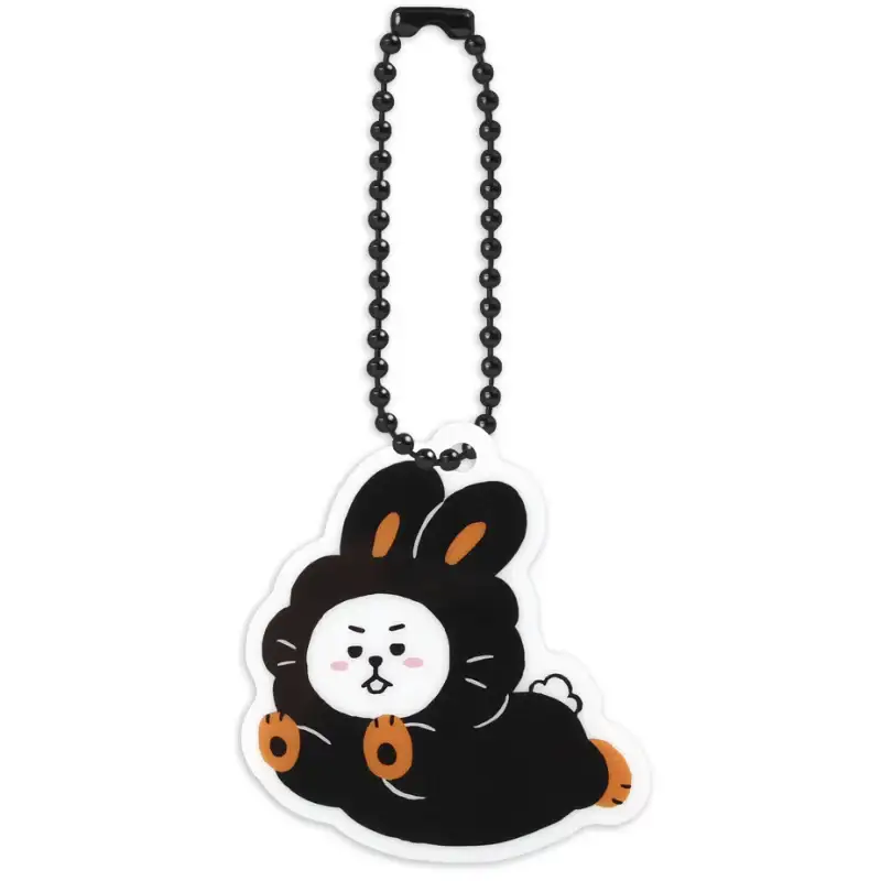 Monopoly x BT21 - Acrylic Simple Keyring - Black Rabbit - Image 20