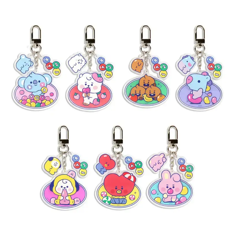 Monopoly x BT21 - Baby Acrylic Key Ring - Jelly Candy - Image 8