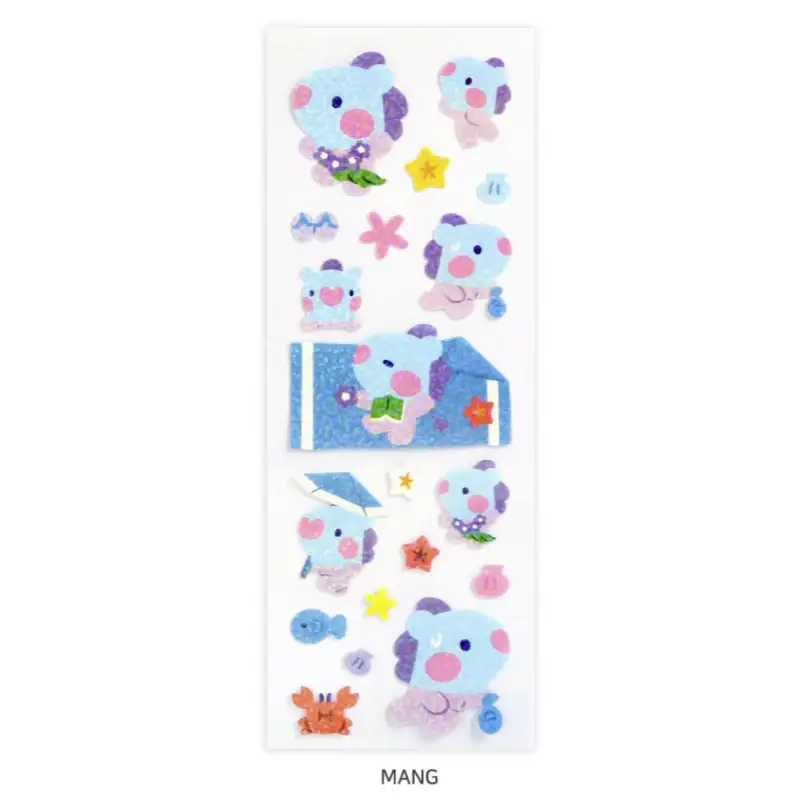 Monopoly x BT21 - Hologram Sticker - Summer Sky - Image 9