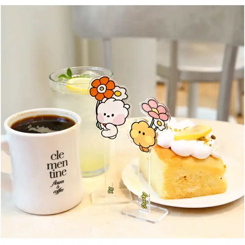 Monopoly x BT21 - Minini Photo Prop - Happy Flower - Image 3