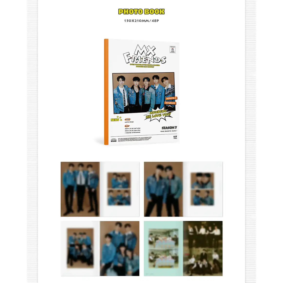 MONSTA X - 2023 7th Official FanClub MONBEBE Fan Concert MX Friends (Air-KiT) - Image 3