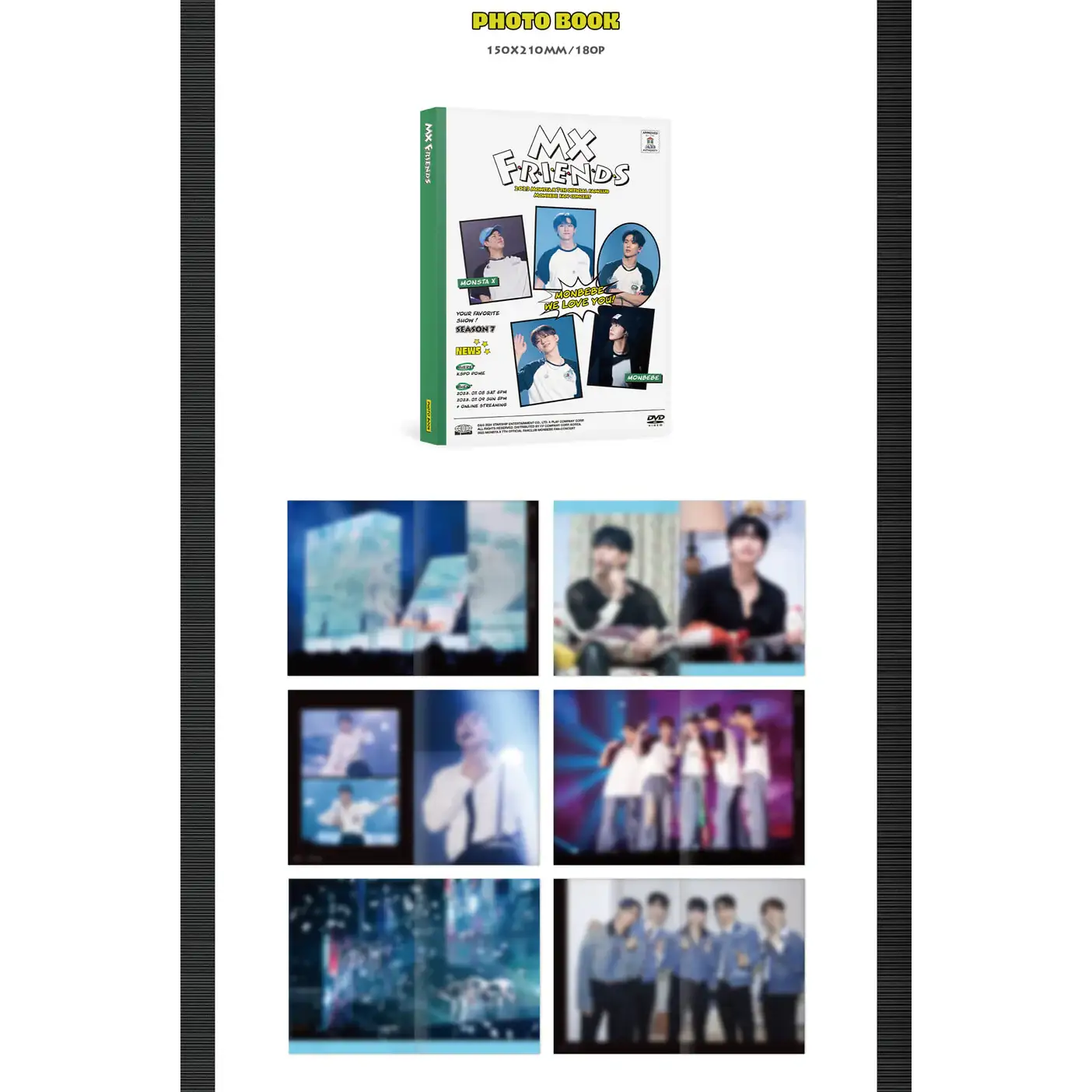 MONSTA X - 2023 7th Official FanClub MONBEBE Fan Concert MX Friends (DVD) - Image 3