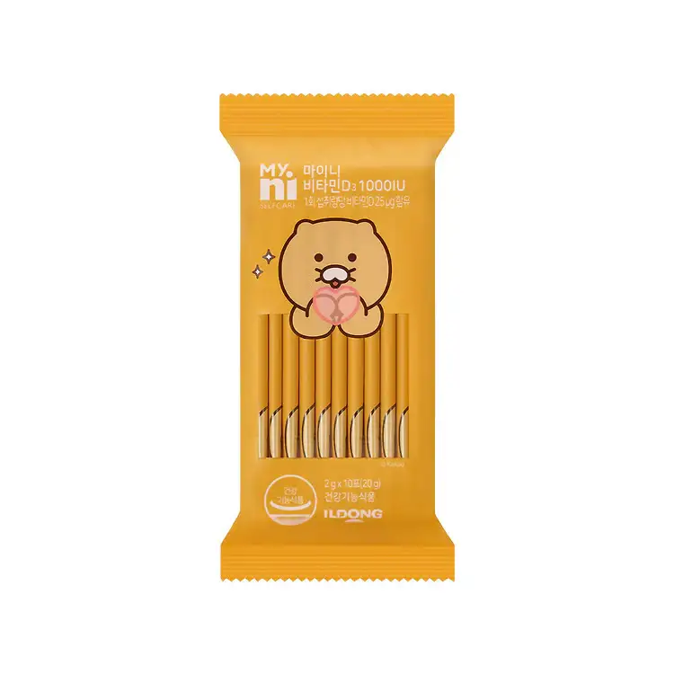 Myni Self Care x Kakao Friends - Choonsik Vitamin D3 1000IU - Image 2