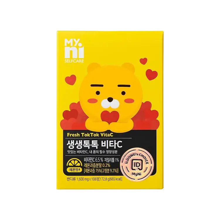 Myni Self Care x Kakao Friends - Ryan Fresh Tok Tok VitaC (108 tablets) - Image 2