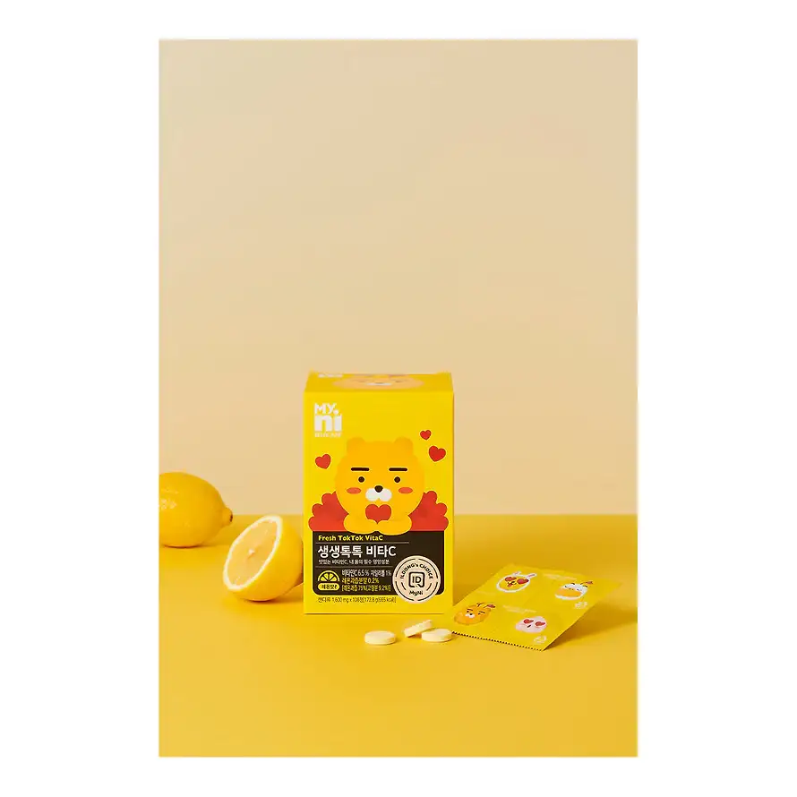 Myni Self Care x Kakao Friends - Ryan Fresh Tok Tok VitaC (108 tablets) - Image 3