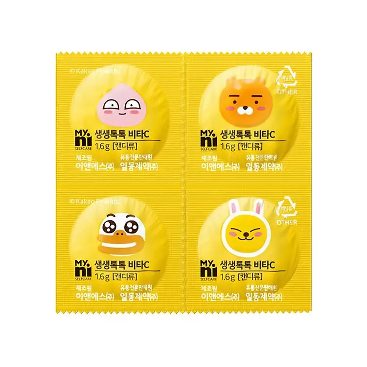 Myni Self Care x Kakao Friends - Ryan Fresh Tok Tok VitaC (108 tablets) - Image 4