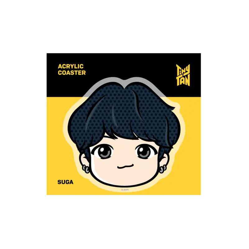 NARA HOME DECO x BT21- TinyTAN Butter Acrylic Coaster - Image 6