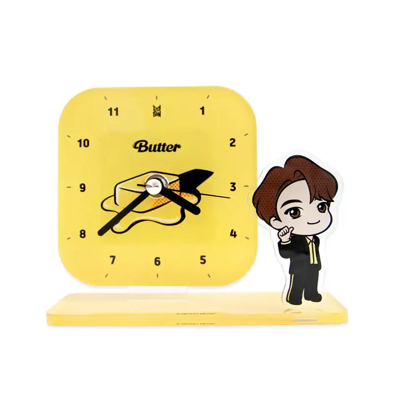 NARA HOME DECO x BT21- TinyTAN Butter Desk Clock - Image 5