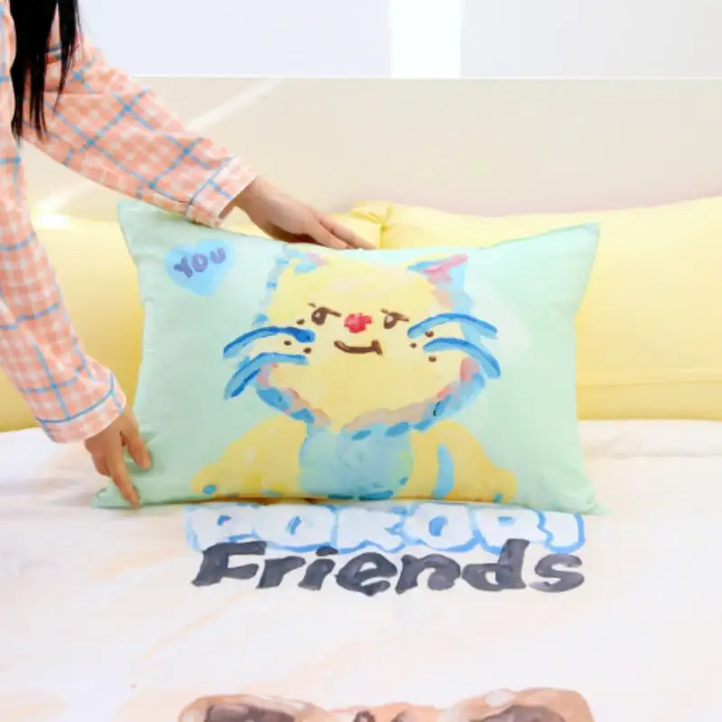 NARA HOME DECO X Pokori Friends - Pure Cotton Pillow Cover - Image 13