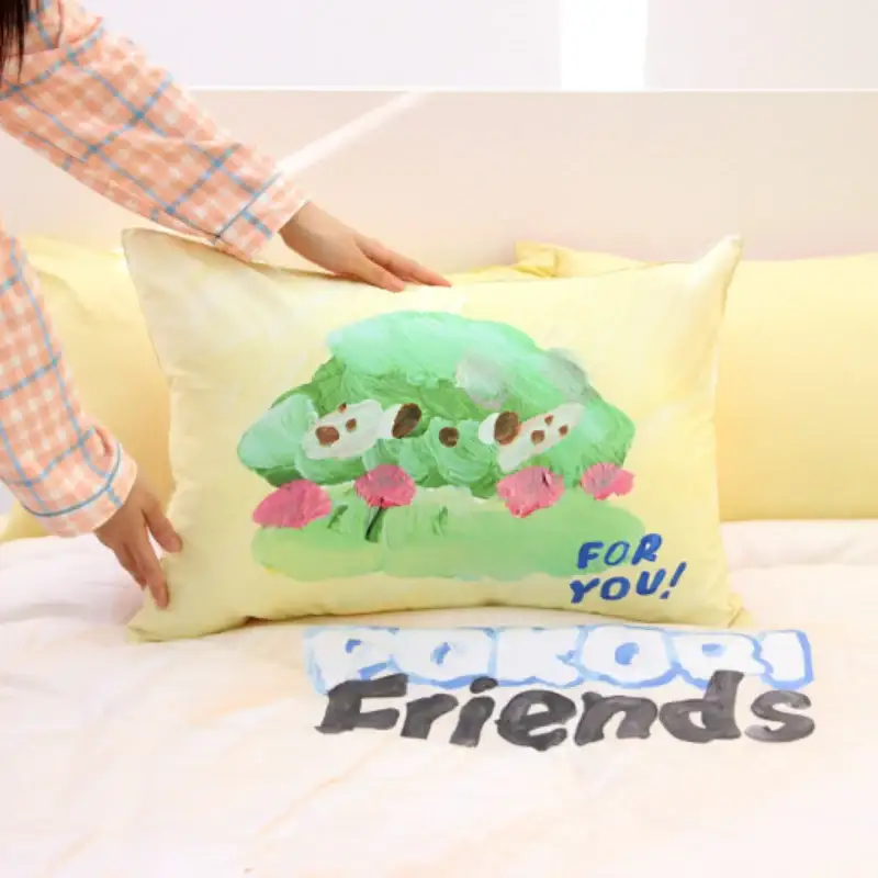 NARA HOME DECO X Pokori Friends - Pure Cotton Pillow Cover - Image 17