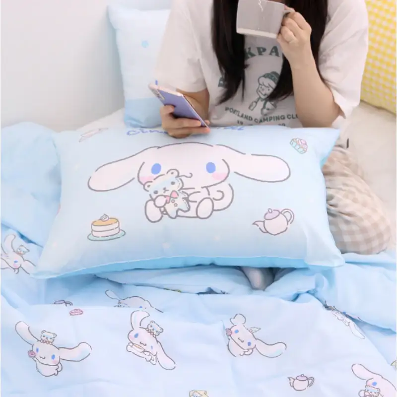 NARA HOME DECO x Sanrio - Cinnamoroll Pure Cotton Pillow Cover Milky - Image 3