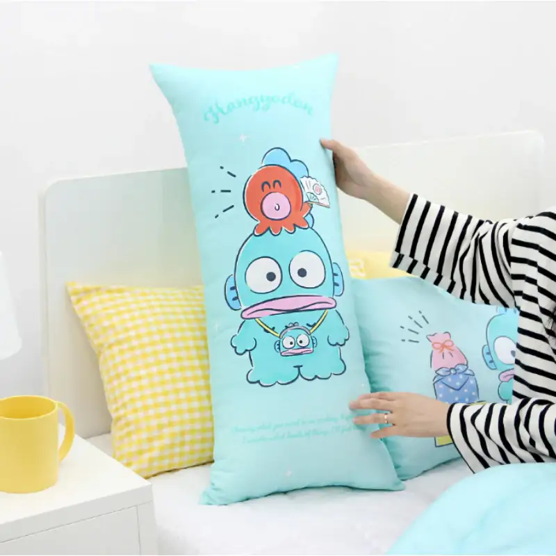 NARA HOME DECO x Sanrio - Hangyodon Square Body Pillow Daily - Image 3