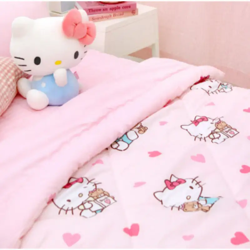 NARA HOME DECO X Sanrio - Hello Kitty Quilt Heart Up - Image 2