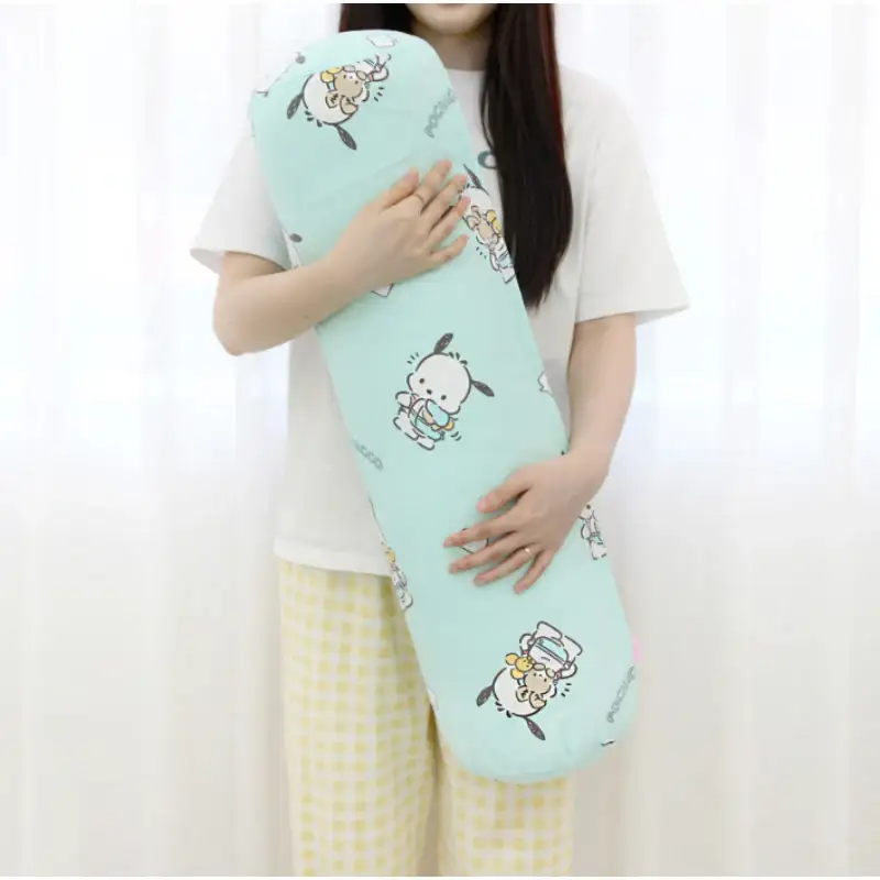NARA HOME DECO x Sanrio - Pochacco Round Body Pillow Follow - Image 2