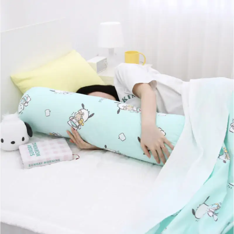 NARA HOME DECO x Sanrio - Pochacco Round Body Pillow Follow - Image 4