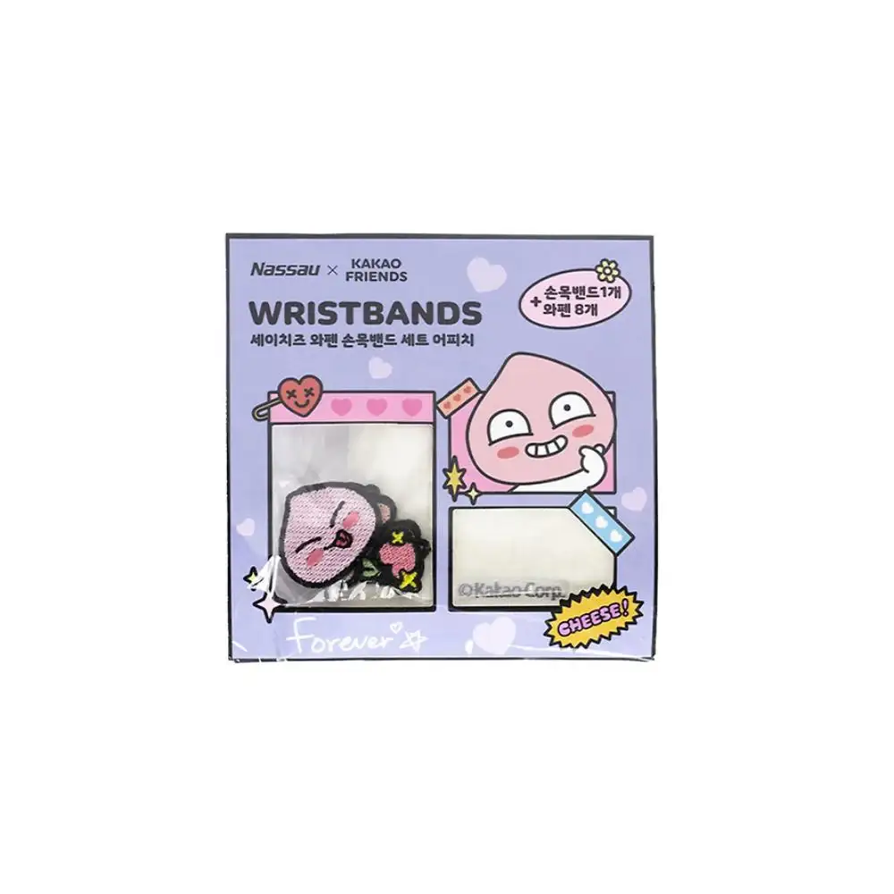 NASSAU x Kakao Friends - Apeach Wappen Wristband Set - Image 24