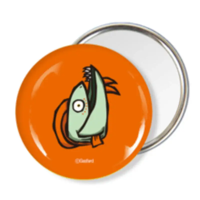 Natural Born Idiots - Round Pin Mirror - Image 8