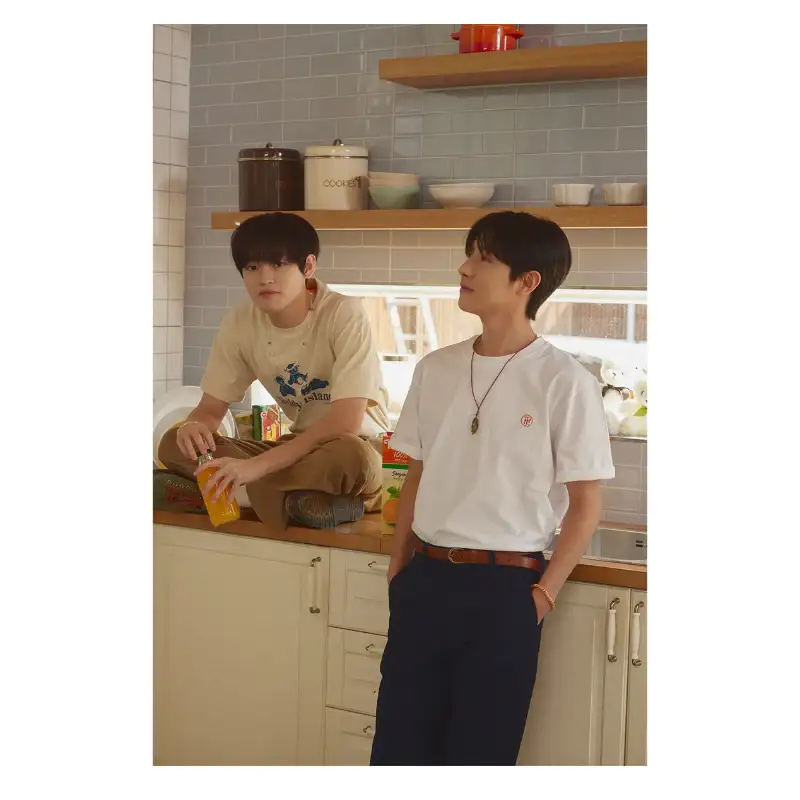 NCT Dream x Teddy Island - Orange Logo T-shirts - Image 2