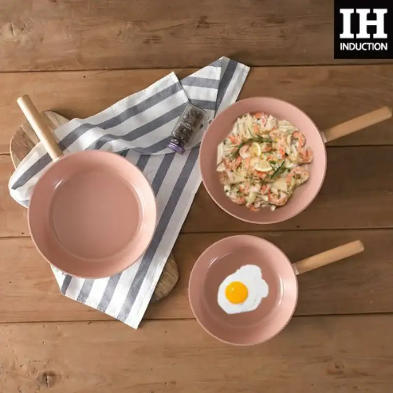 Neoflam - Classic Wood Pan Set Of 3
