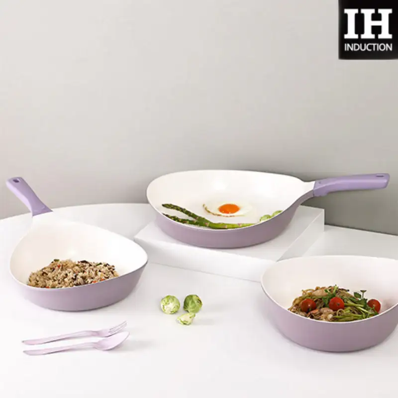 Neoflam - Gaudi Violet Frying Pan Set of 3