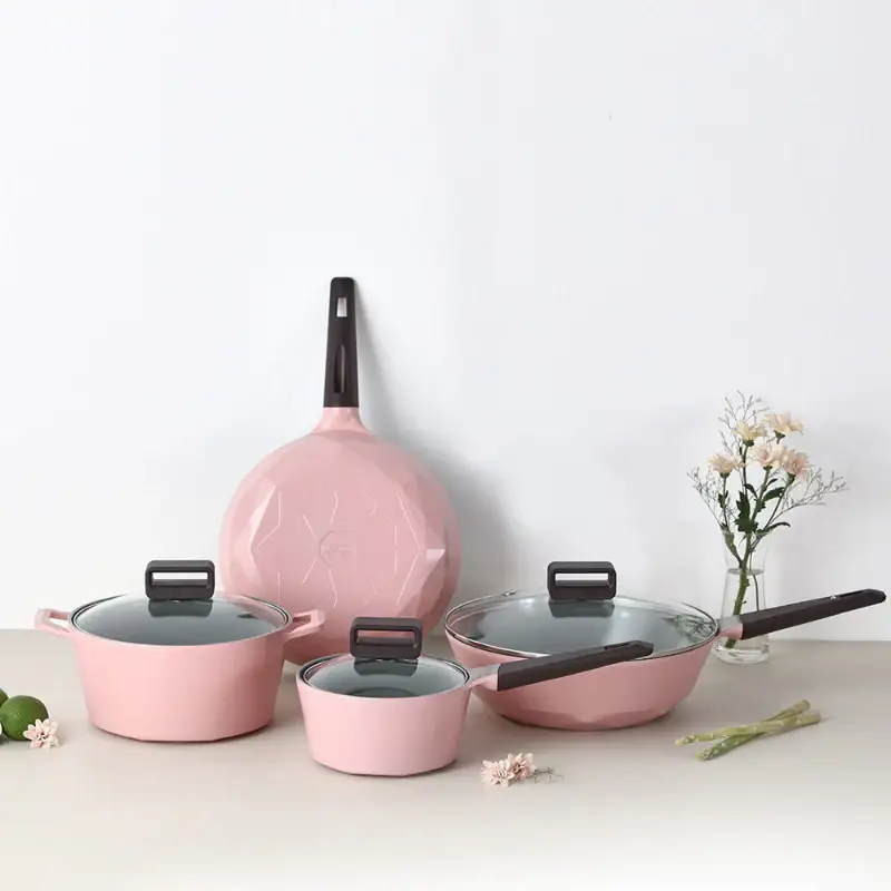 Neoflam - Rose Pink Frying Pan 28cm - Image 3