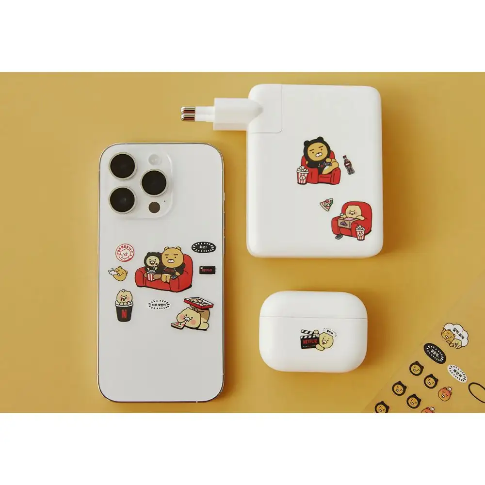 Netflix x Kakao Friends - Ryan & Choonsik Deco Sticker - Image 6